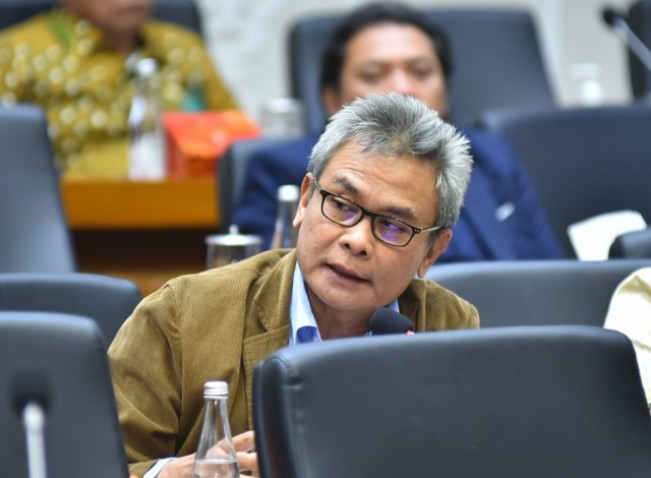 Johan Budi lama bertugas di KPK. [Dok. DPR RI]